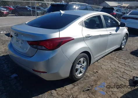 2014 Hyundai Elantra Se из США, поврежденный, VIN KMHDH4AEXEU184550
